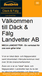 Mobile Screenshot of landvetterdack.se